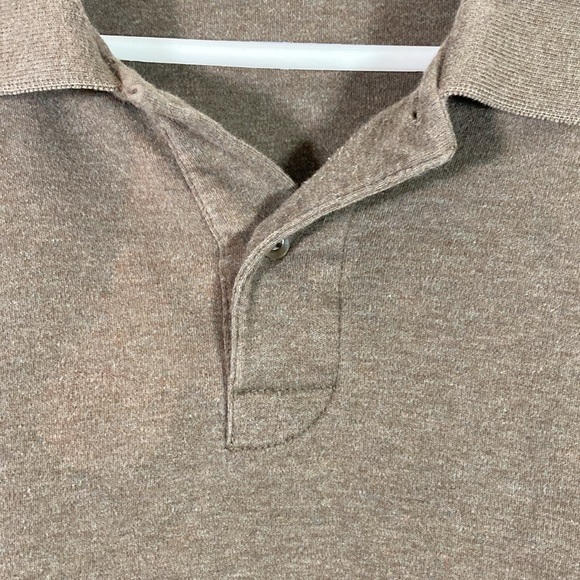 Izod Men Long Sleeve Collar Two Button Placket Shirt Size XL - Picture 4 of 9